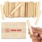 CraftySticks 2.5 Inch Mini Craft Popsicle Sticks, Natural, Multi-Color